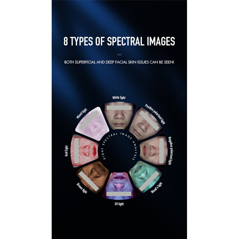 Facial Skin Analyzer - Scanner Device with Camera Testing Beauty Equipment