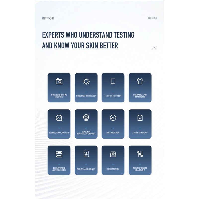 3D Face Measuring Tester - 2025 Portable Magic Facial Analysis Machine