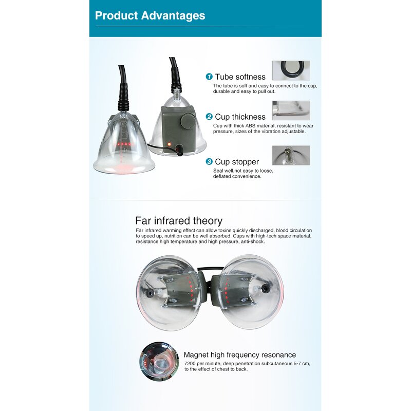 Vacuum Suction Machine - Breast Massager Buttocks Lifting Enhancement Tool