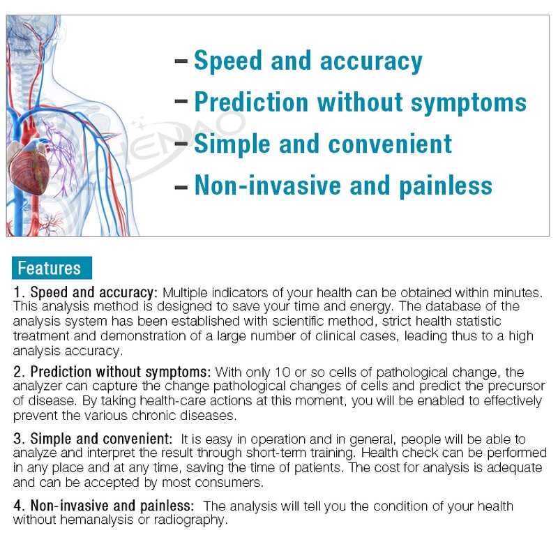 Quantum Health Analyzer - 2025 Portable Body Health Test Machine Device