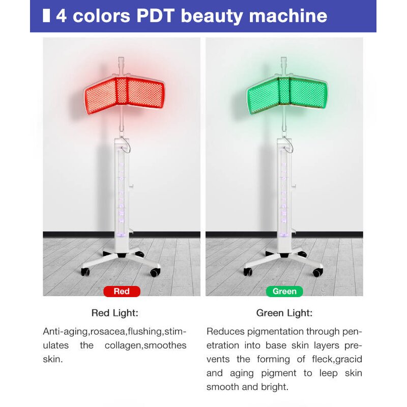 LED PDT Machine - Newest Light Therapy Facial Rejuvenation Salon Lamp Tool