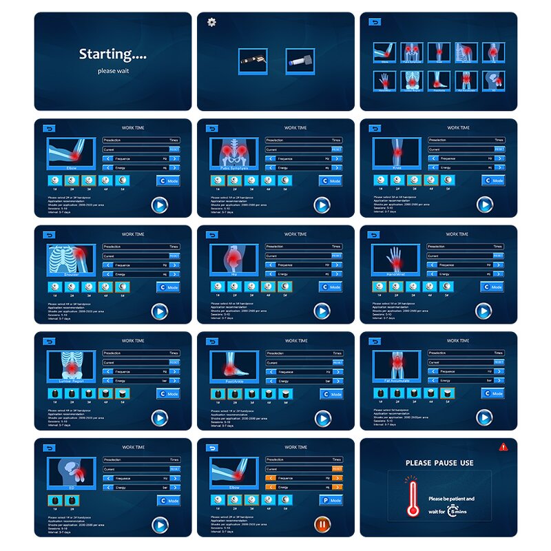 Focused Shock Wave Machine - Body Therapy Muscle Relief Painless Device