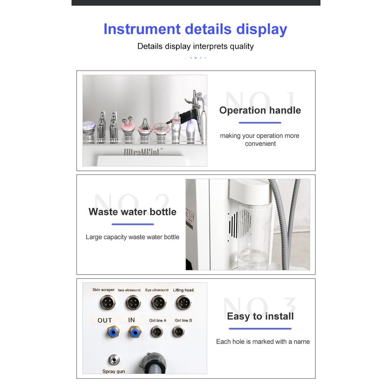 9-in-1 Hydra Facial Machine - Newest Blackhead Removal Deep Clean Tool