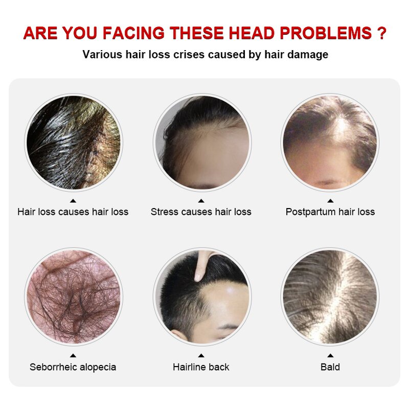 Laser Hair Growth Cap - Diode LED Light Anti Hair Loss Scalp Massage Machine