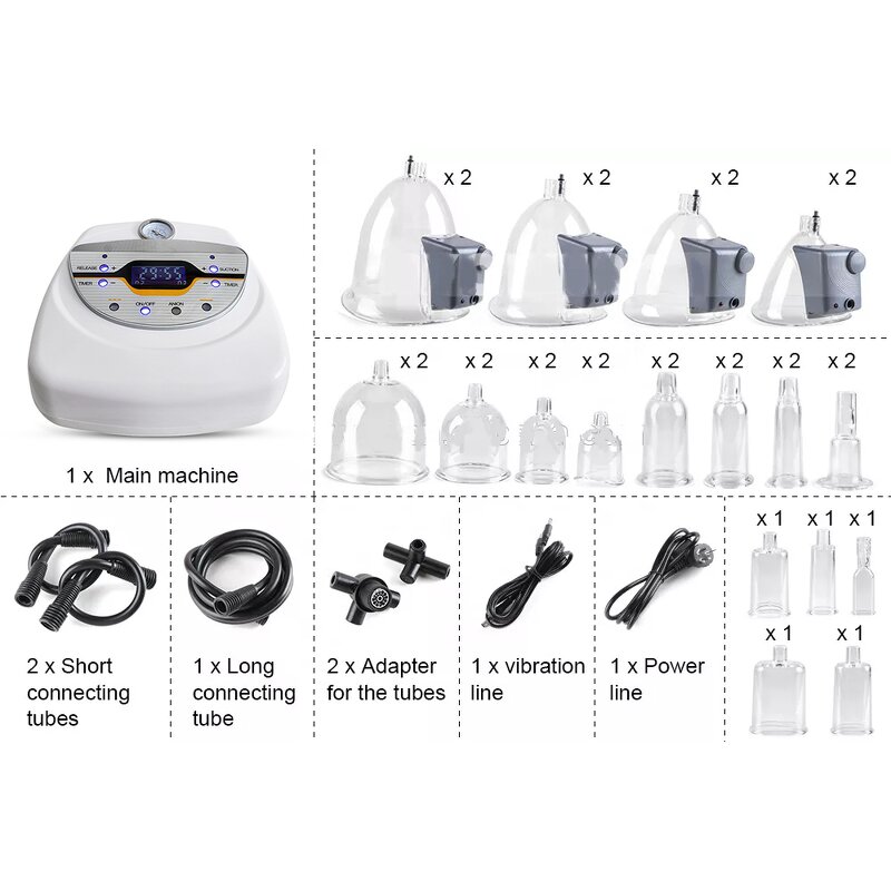 Vacuum Suction Machine - Large Size Breast Butt Enlargement Massage Tool