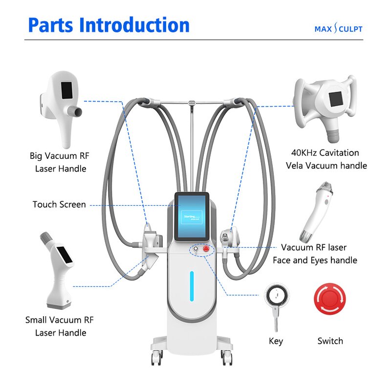 Vela Vacuum Roller Massager - 2025 40K Body Slimming Fat Burn Machine