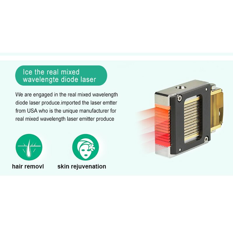 Diode Hair Removal Laser - High Power 755 808 1064 Triple Wave Salon Tool