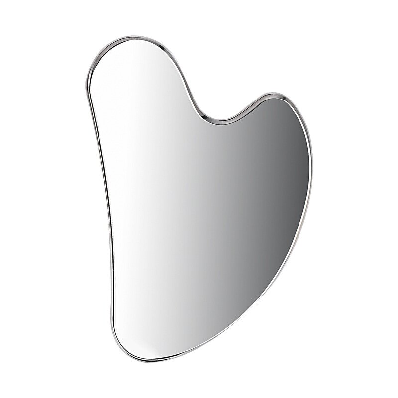 Heart Shaped Gua Sha Tool - High Quality Custom Logo Metal Face Neck Body Tool