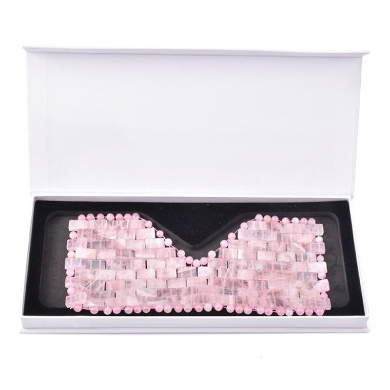 Natural Jade Eye Mask - XH New Wholesale Rose Quartz SPA Anti-aging Beauty Tool