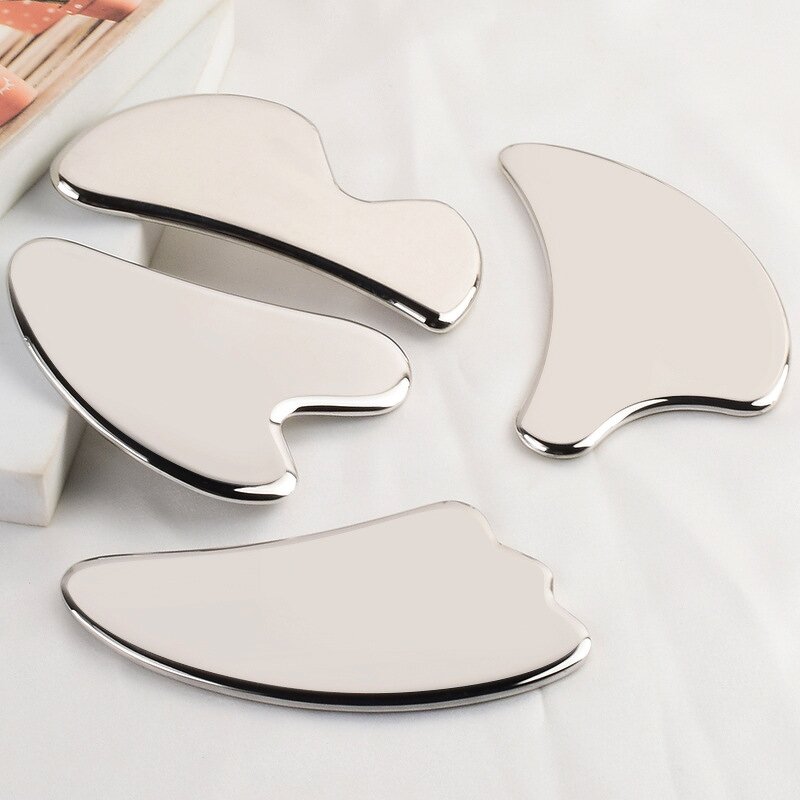 Stainless Steel Comb Gua Sha - High End SPA Acupuncture Home Body Massage Tool