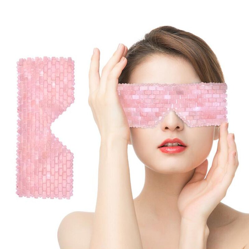 Natural Jade Eye Mask - XH New Wholesale Rose Quartz SPA Anti-aging Beauty Tool