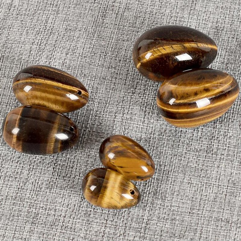 Tiger Eye Yoni Egg - Wholesale Natural Crystal Handmade Kegel Exercise Tool