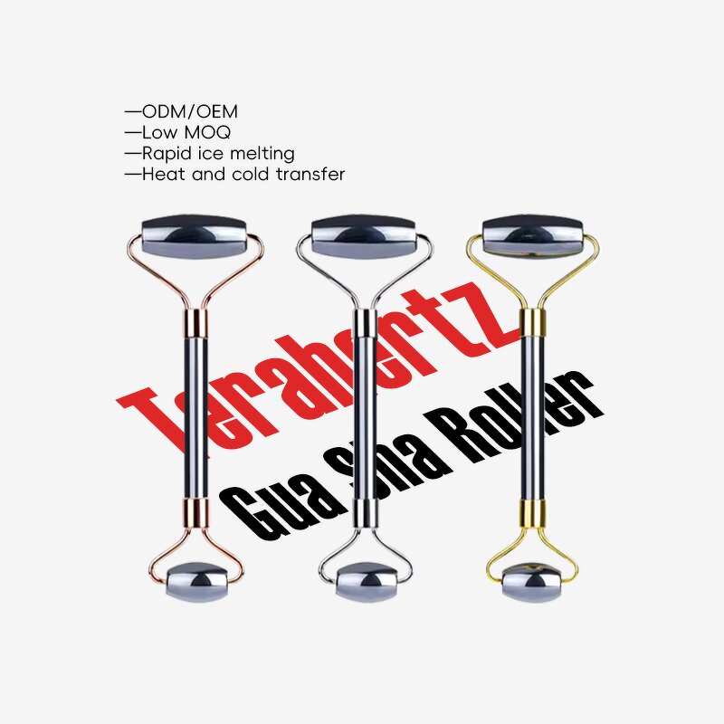 Terahertz Facial Roller - Natural Stone Portable Skin Lifting Anti-Aging Tool