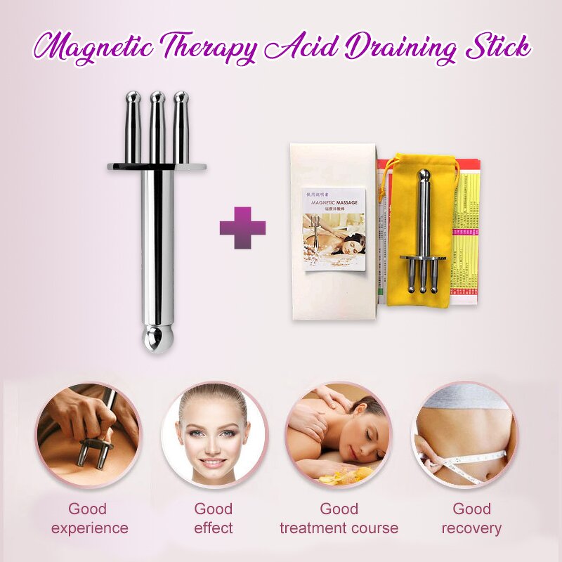 Magnetic Therapy Fork - Portable 4000Gauss Three-fork Meridian Acupoint Stick