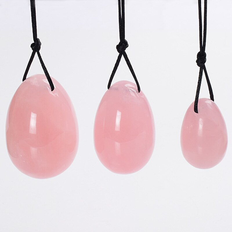 Rose Quartz Yoni Egg - XH Beauty Kegel Exercise Women Body Recovery Tool