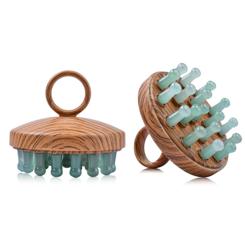 Crystal Head Scratcher - XH Factory Direct Manual Jade Brush Scalp Massage Tool