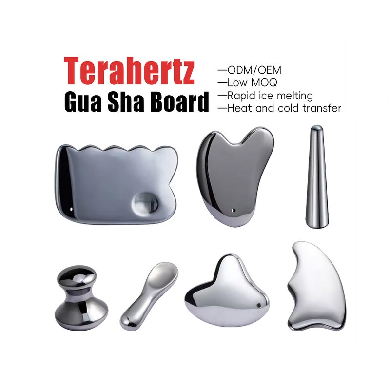 Terahertz Gua Sha Stone - Hot Selling Custom Logo Big Mushroom Facial Body Tool