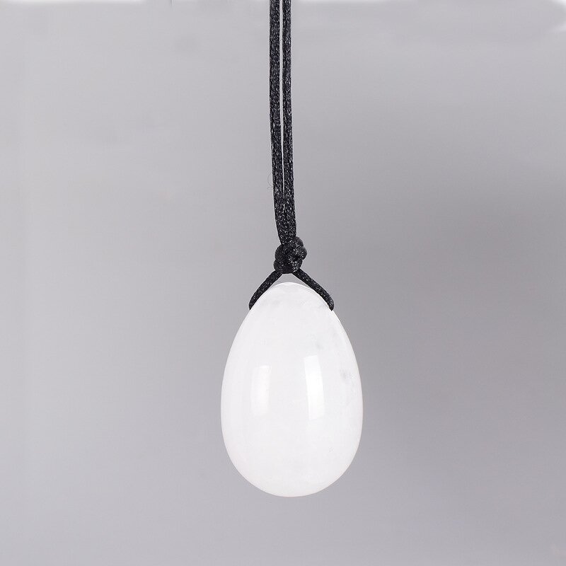White Crystal Yoni Egg - XH Hot Selling Vertical Pelvic Muscle Exercise Tool