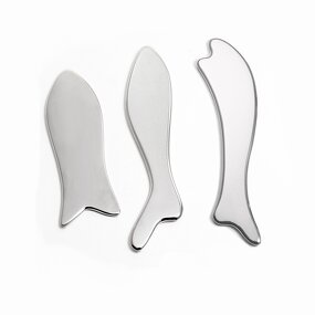 Fish Shape Scraping Tool - Custom Stainless Steel SPA Acupuncture Face Tighten Tool