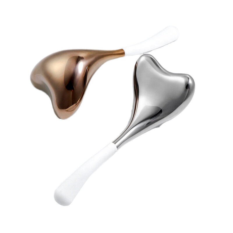 Ice Ball Gua Sha Spoon - Handheld Stainless Steel Wrinkle Removal Cooling Stick