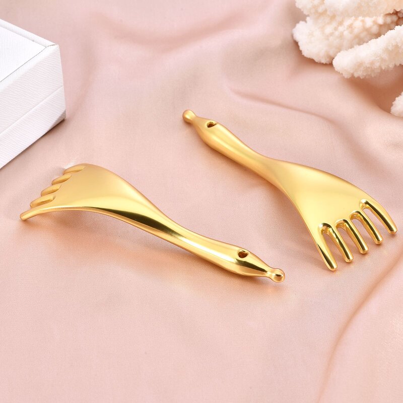 Metal Gua Sha Comb - New Arrival Head Scalp Therapy Massage Stick Tool