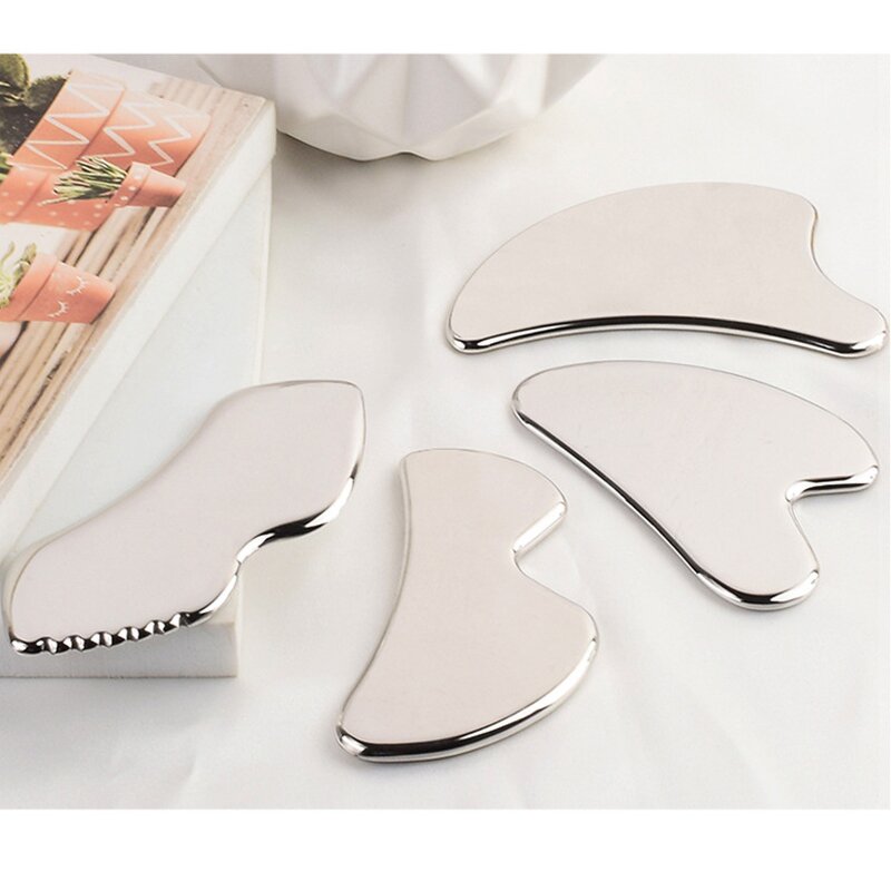 Stainless Steel Scalp Comb - Multifunctional Custom Logo Medical Grade Gua Sha Tool