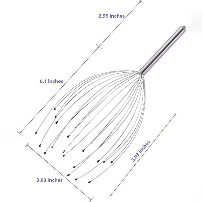 Octopus Claw Head Massager - Foreign Trade 20/12 Claw Stainless Steel Boxed Tool