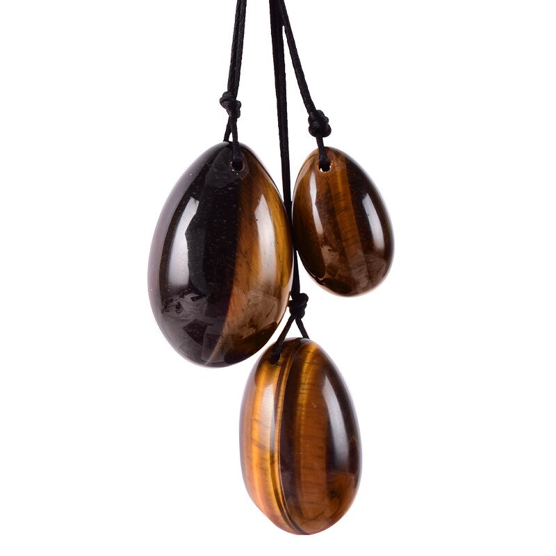 Tiger Eye Yoni Egg - Wholesale Natural Crystal Handmade Kegel Exercise Tool