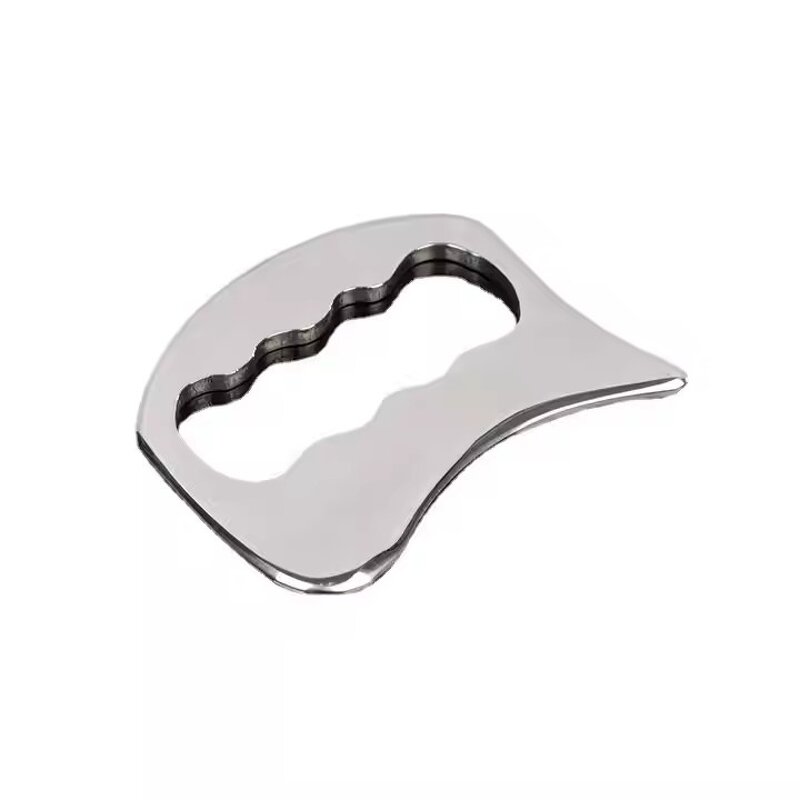 Stainless Steel Gua Sha Tool - Custom Laser Logo Body Exfoliator Fascia Release Tool