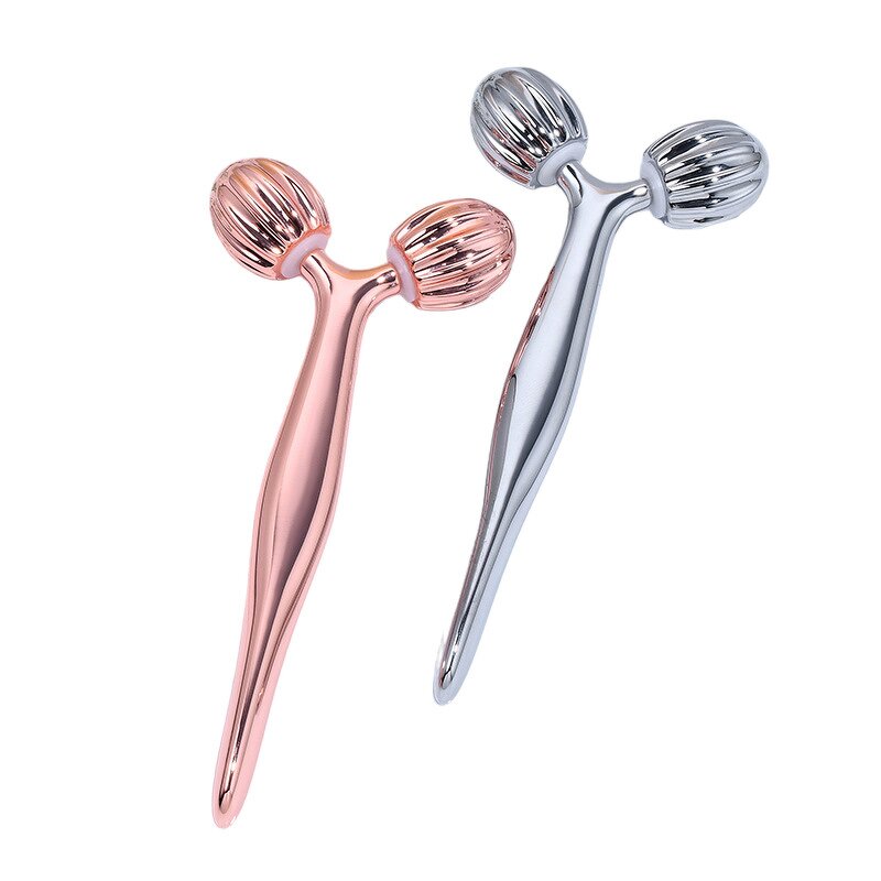 Zinc Alloy 3D Roller - New Arrival Y-Shaped Double Head Facial Beauty Tool