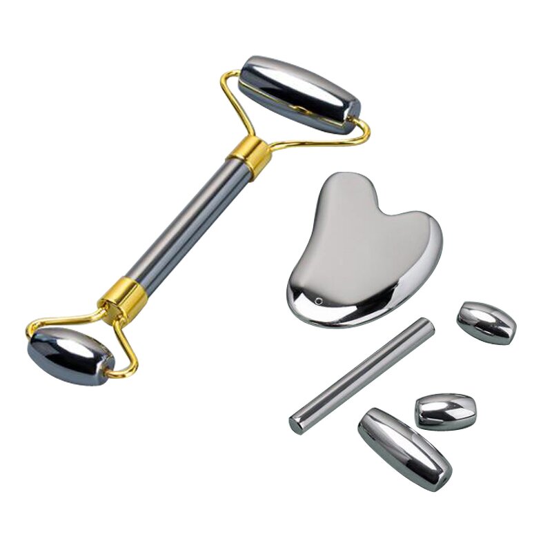 Terahertz Gua Sha Set - XINGHUI Polishing Facial Massage Jade Roller Tool