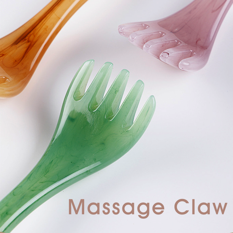 Resin Head Claw Comb - Household Handheld Wide Tooth Scalp Massage Tool