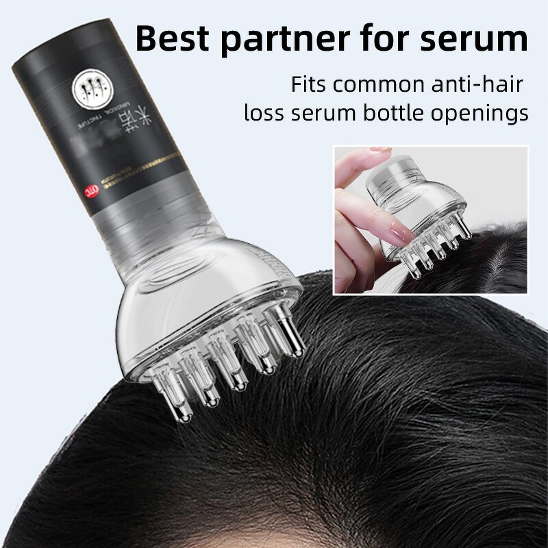 Scalp Massager Manufacturer - with Applicator Comb for Scalp Care and Relaxation