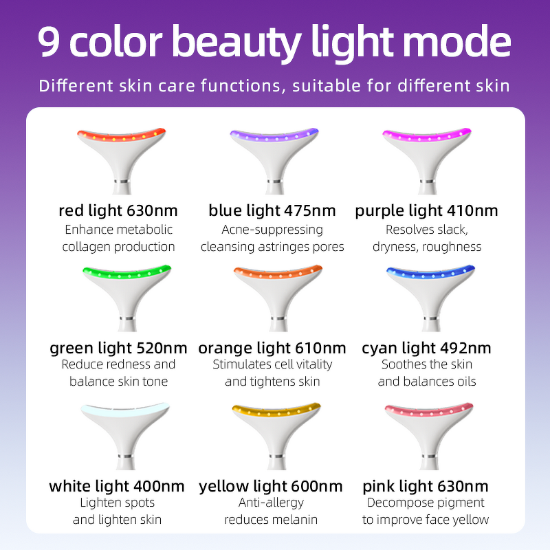 Neck Lifting Massager Manufacturer - EMS Red Light Therapy Anti-aging Wrinkle Remover Tighten