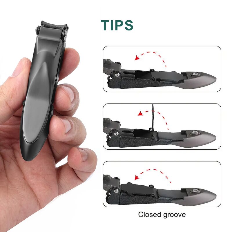 Nail Clippers Manufacturer - for Men with Catcher Heavy Duty Razor Sharp Self Collecting