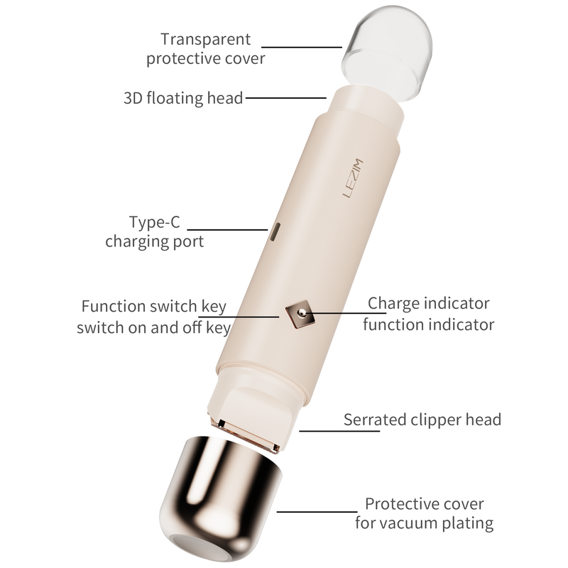 Hair Removal Machine Manufacturer - New Updated Rechargeable 2 in 1 Double Head Painless