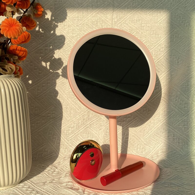 Makeup Mirror Manufacturer - New Fashion Hot Selling Home Use LED with Screen Touch Round Shape