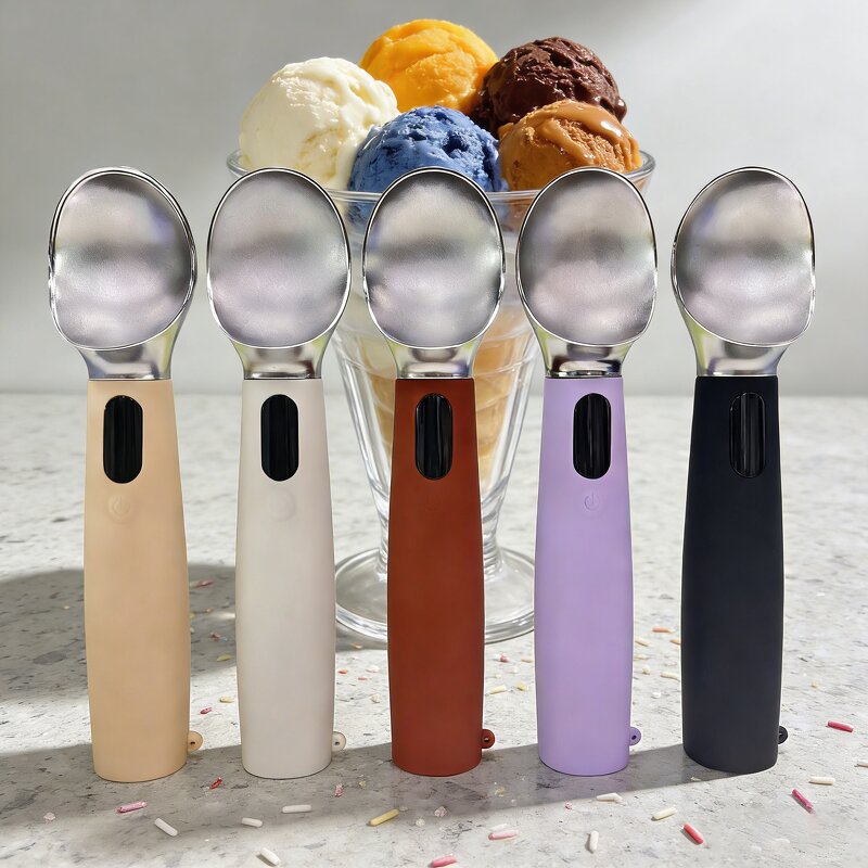 Ice Cream Spoon Manufacturer - Food-grade Metal Portable Zinc Alloy Anti-freeze