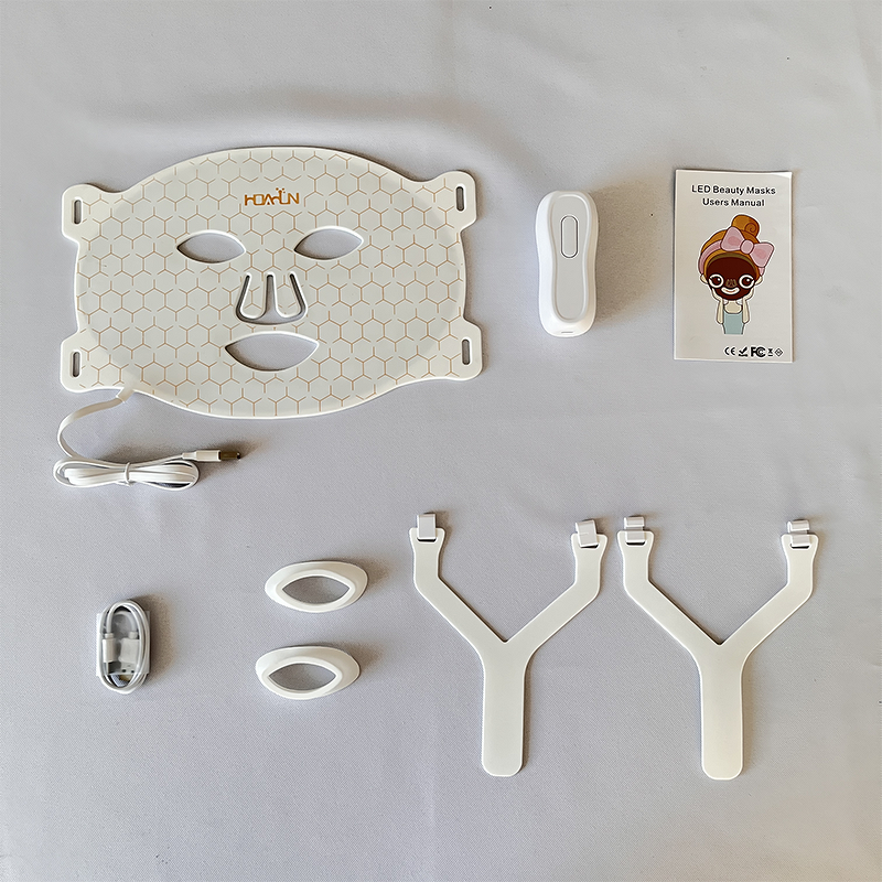 LED Face Mask Manufacturer - Skin Care 7 Colors 830nm 630nm Silicone Facial Light Therapy