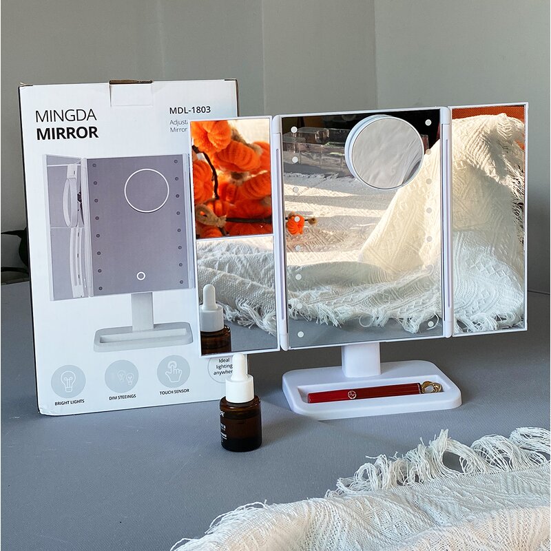 Makeup Mirror Manufacturer - Wholesale Personalized Touchscreen LED Travel Beauty with Light