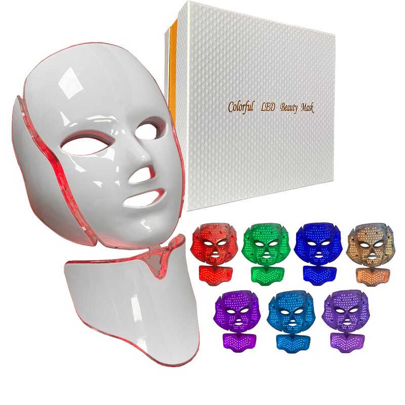 LED Facial Mask Manufacturer - 7 Photon Colors for Reduce Wrinkles Whitening Tightening