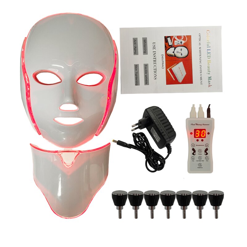 LED Therapy Mask Manufacturer - 7 Colors Photon for Skin Rejuvenation Acne Treatment