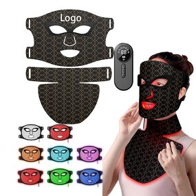 LED Skin Mask Manufacturer - Custom Logo Soft Silicon Red Blue Light PDT Therapy Personal Care