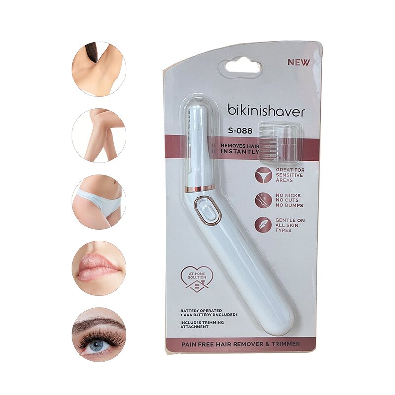 Hair Remover Razor Manufacturer - Private Triangle Zone Women's Eyebrow Trimmer with Light