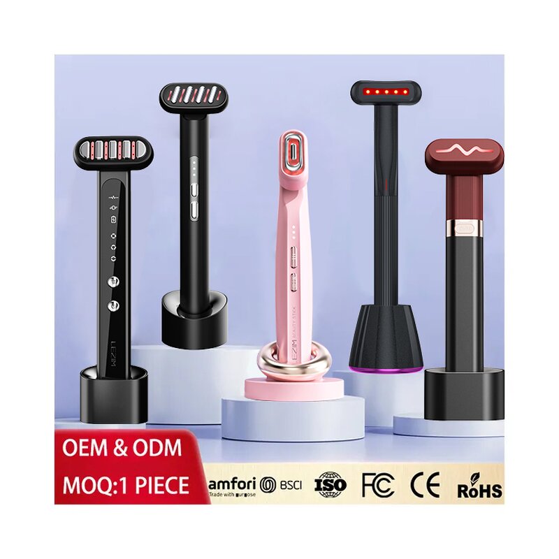 Facial Massager Wand Manufacturer - 2025 Anti-aging Magic Eye Beauty Redlight Heating Photon
