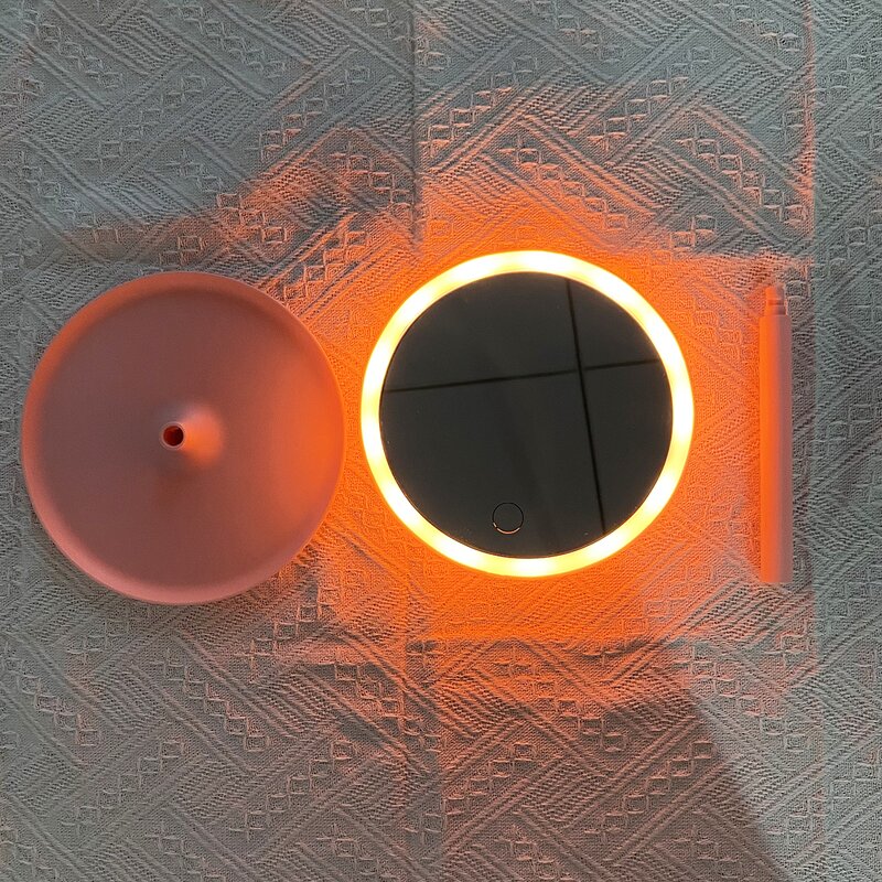 Makeup Mirror Manufacturer - New Fashion Hot Selling Home Use LED with Screen Touch Round Shape