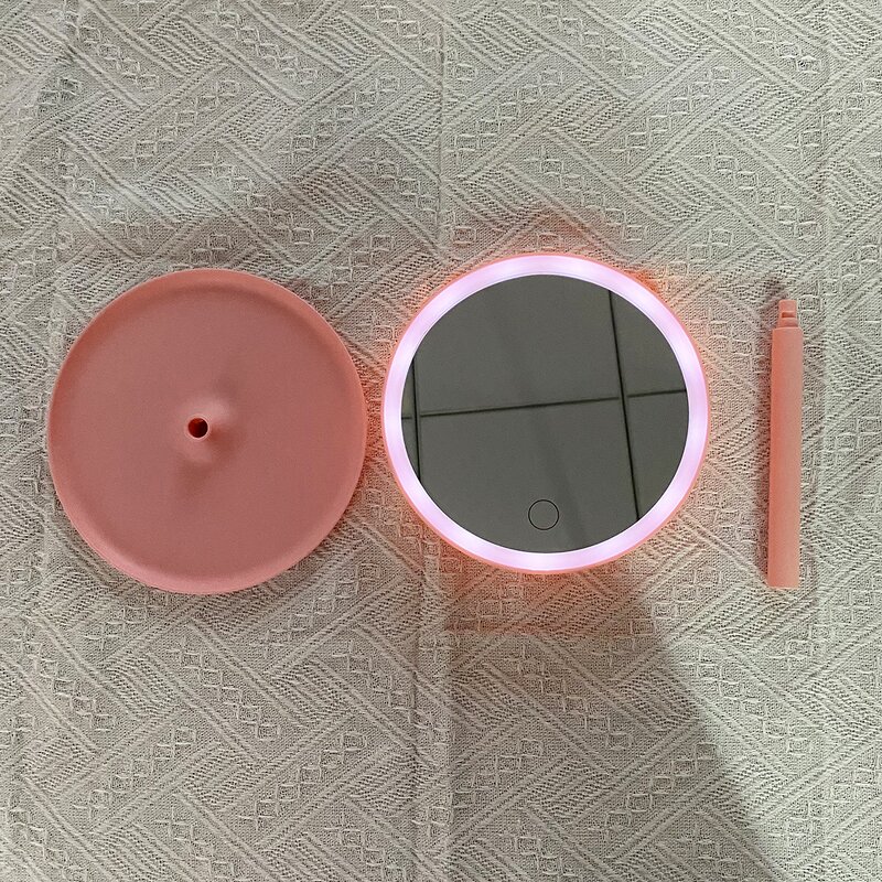 Makeup Mirror Manufacturer - Fashion High Quality LED with Screen Touch Round Shape 3 Lights