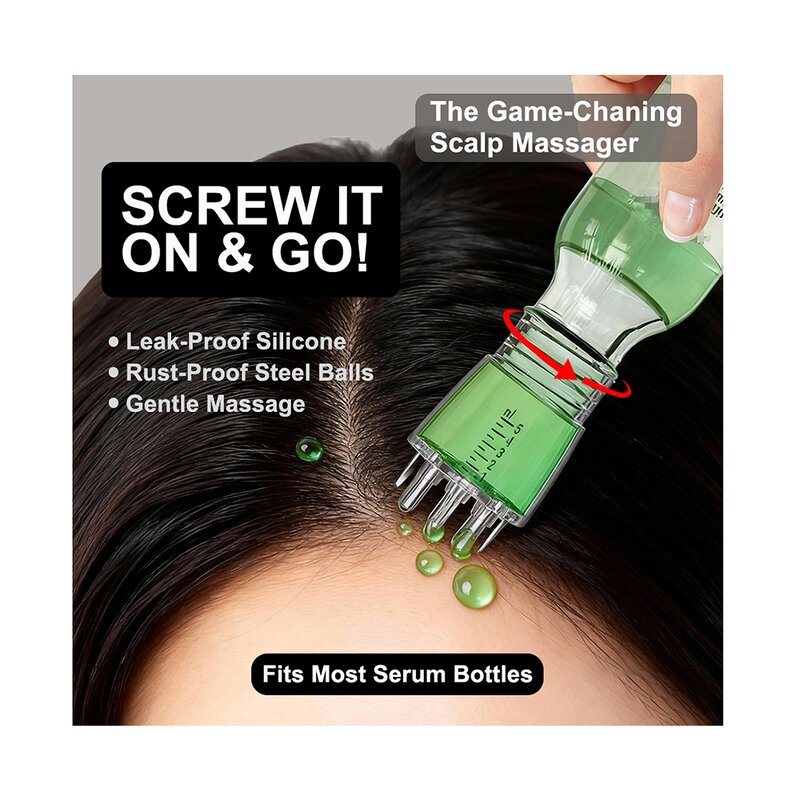 Scalp Massager Comb Manufacturer - Portable with Liquid Applicator for Hair Growth Relaxation