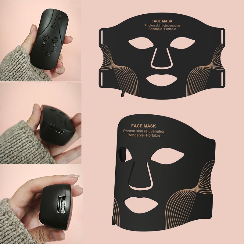 LED Light Therapy Mask Manufacturer - 830nm 630nm Soft Silicone with Case