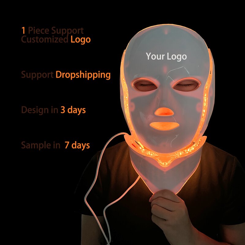 LED Facial Mask Manufacturer - 7 Colors Beauty Therapy for Wrinkle Acne Removal